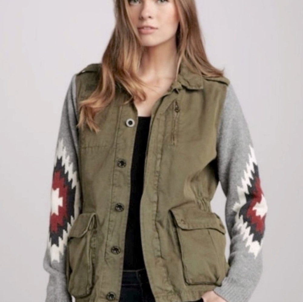 Maison Scotch Lederjacke Jacket. Size 1 (S)